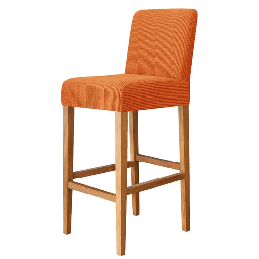 Bezug für quadratische Barhocker in Candy Orange 