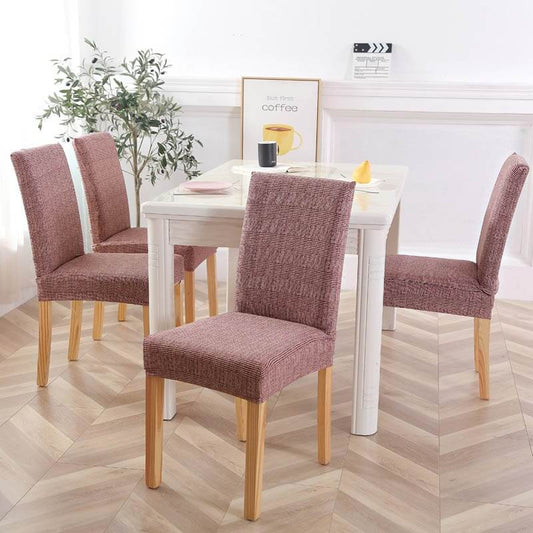 Chantelle Shaggy Mauve Chair Cover - Wiskly Store